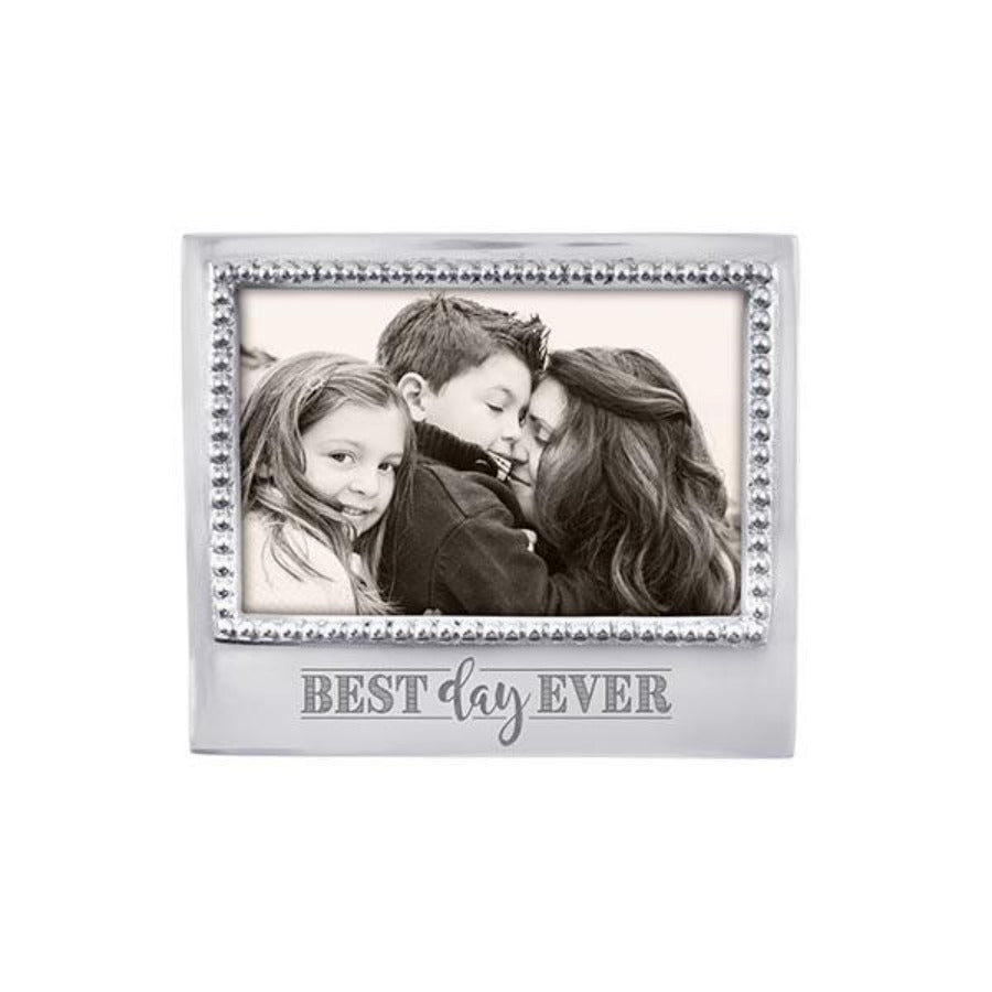 Beaded Frame - 4 x 6 - "Best Day Ever"