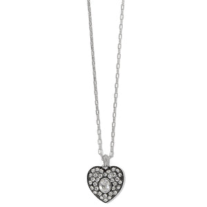 Adela Heart Mini Necklace-Clear