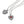 Load image into Gallery viewer, Adela Heart Mini Necklace-Clear
