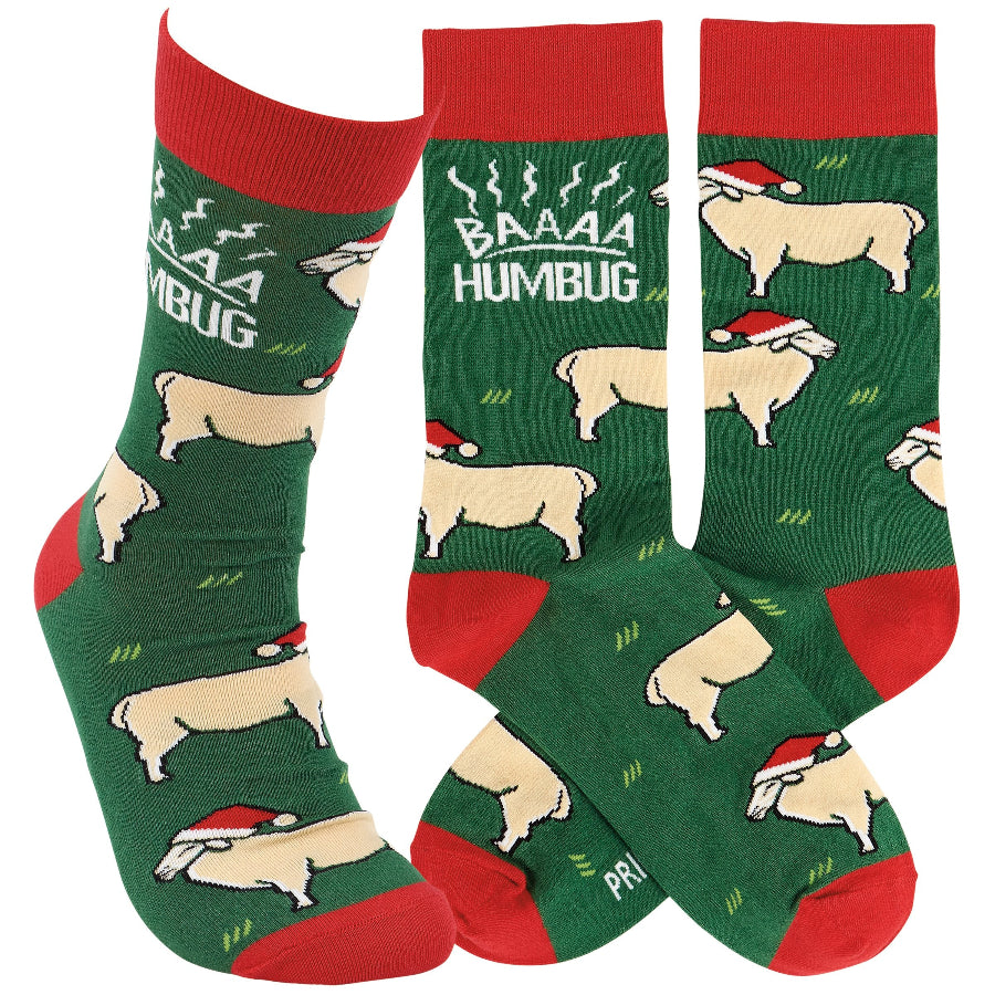Socks - Holiday - BaaaaHumbug