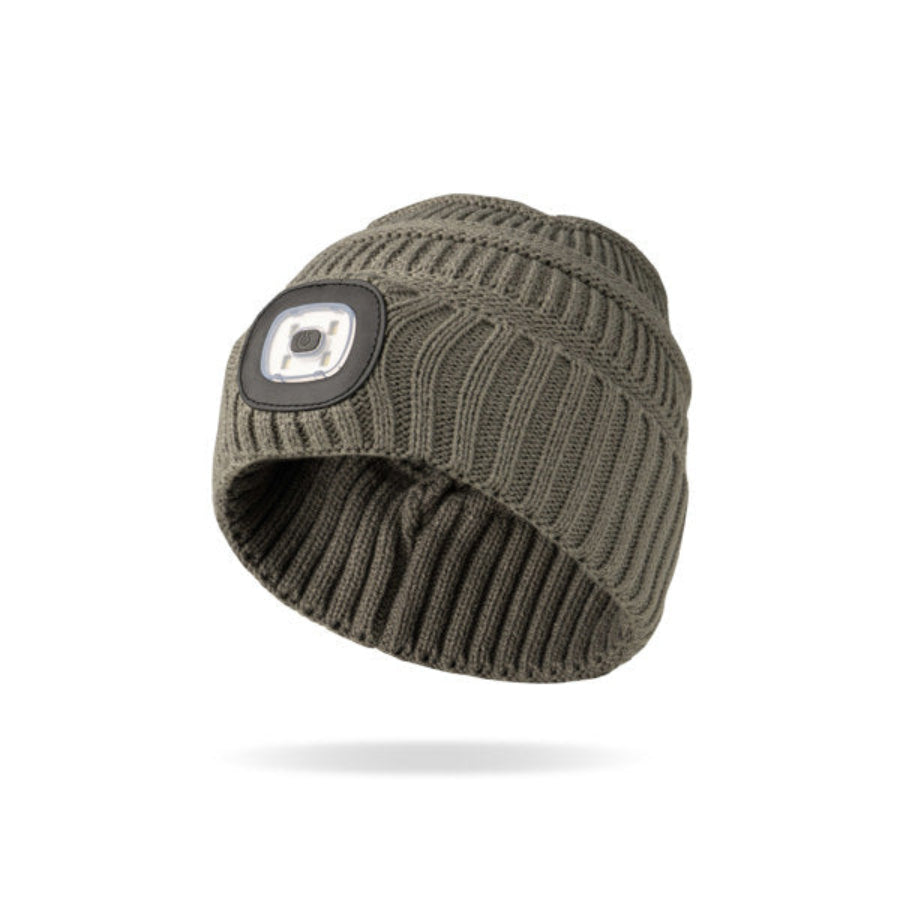 Night Scope Kid's Dakota LED Beanie - Sage