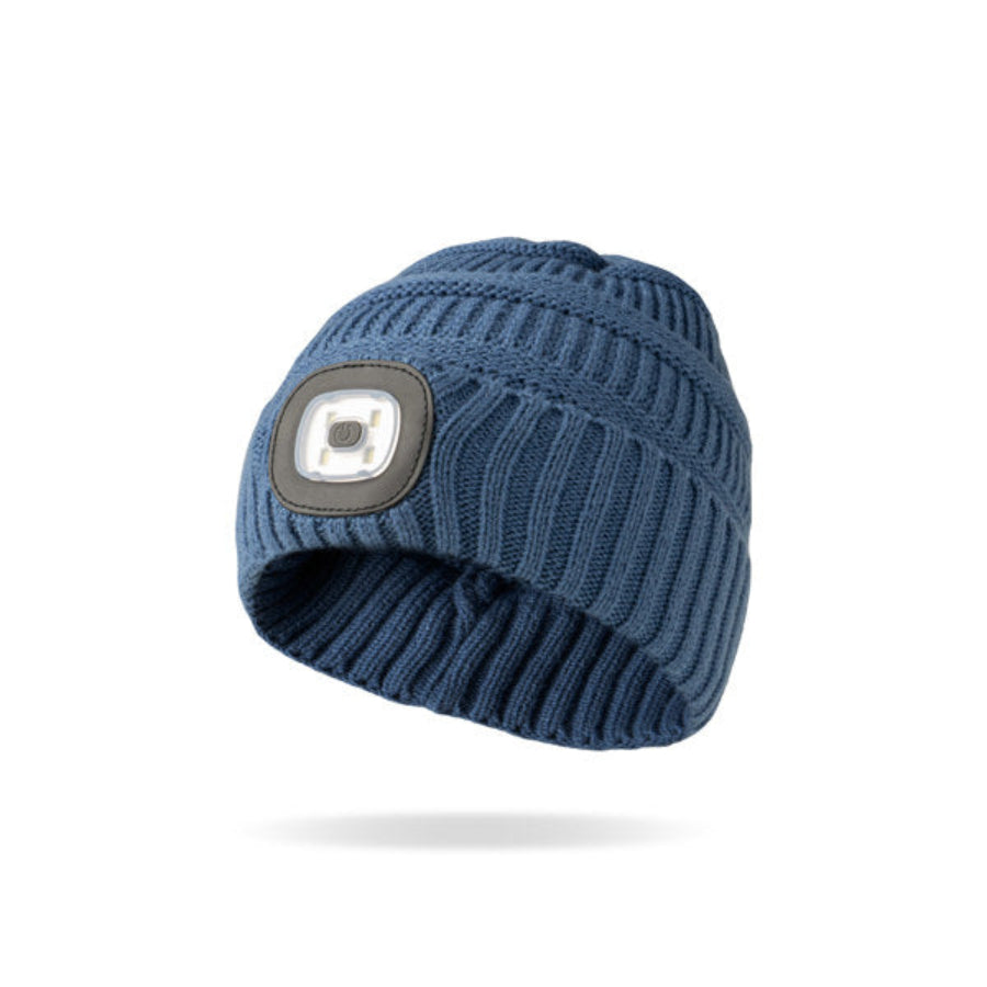 Night Scope Kid's Dakota LED Beanie - Blue