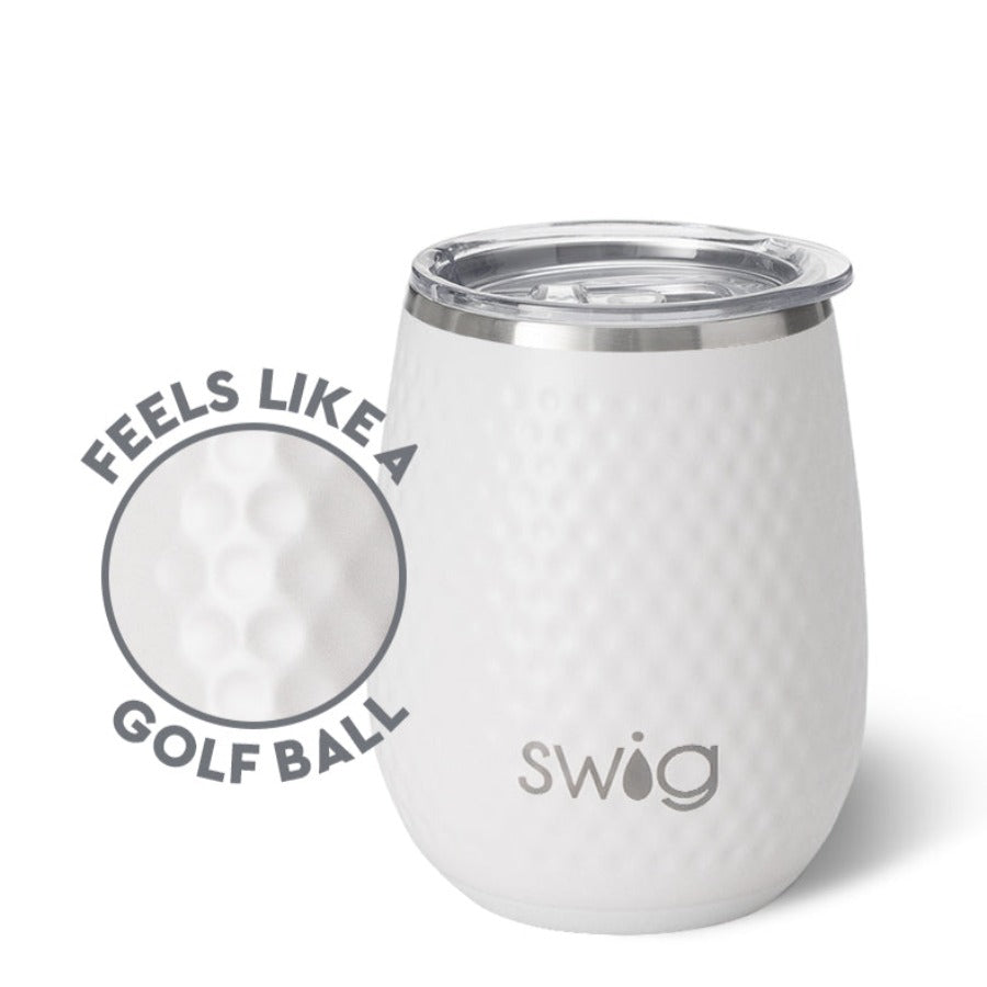 Swig - Stemless Wine Cup (14 oz.) - Golf Partee