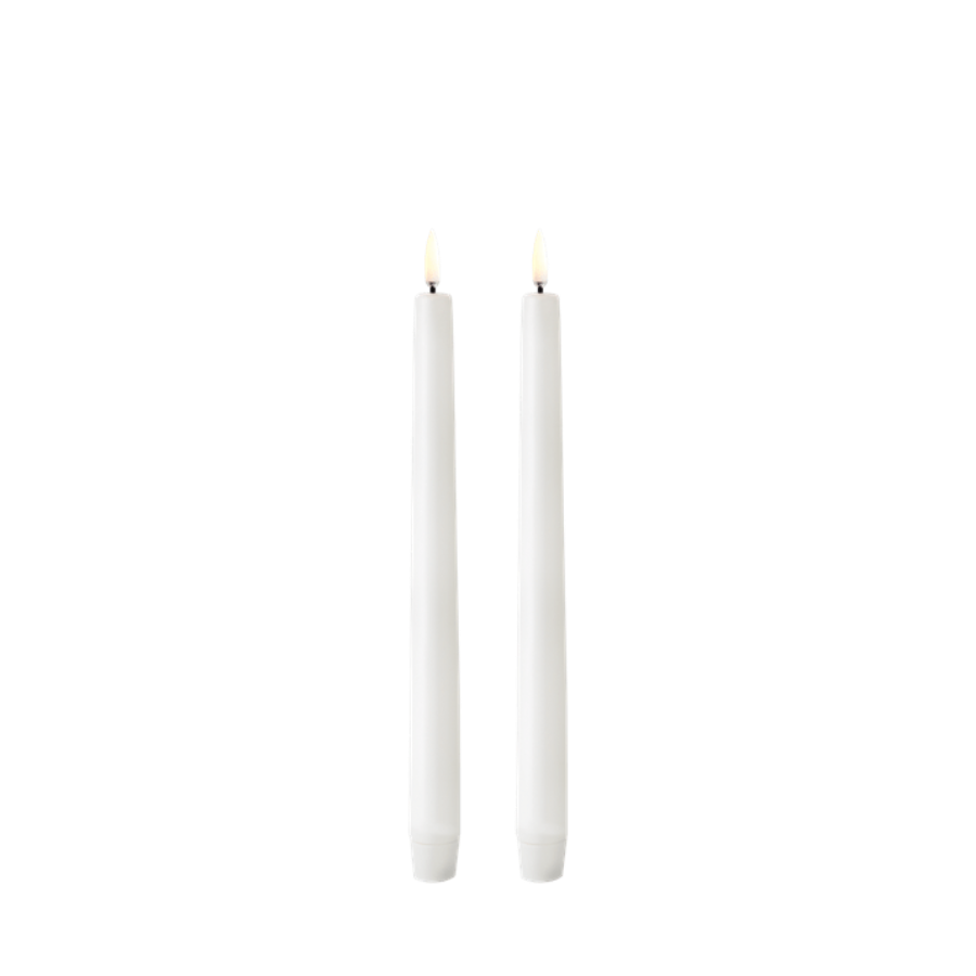 Uyuni Classic 10" Taper Candles White