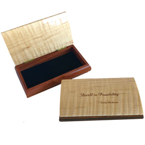 Wooden Keepsake Box - Dwell in Possibility