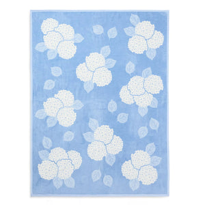 Hydrangeas Light Blue Blanket