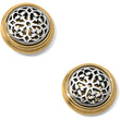 Load image into Gallery viewer, Ferrara Two Tone Post Earrings
