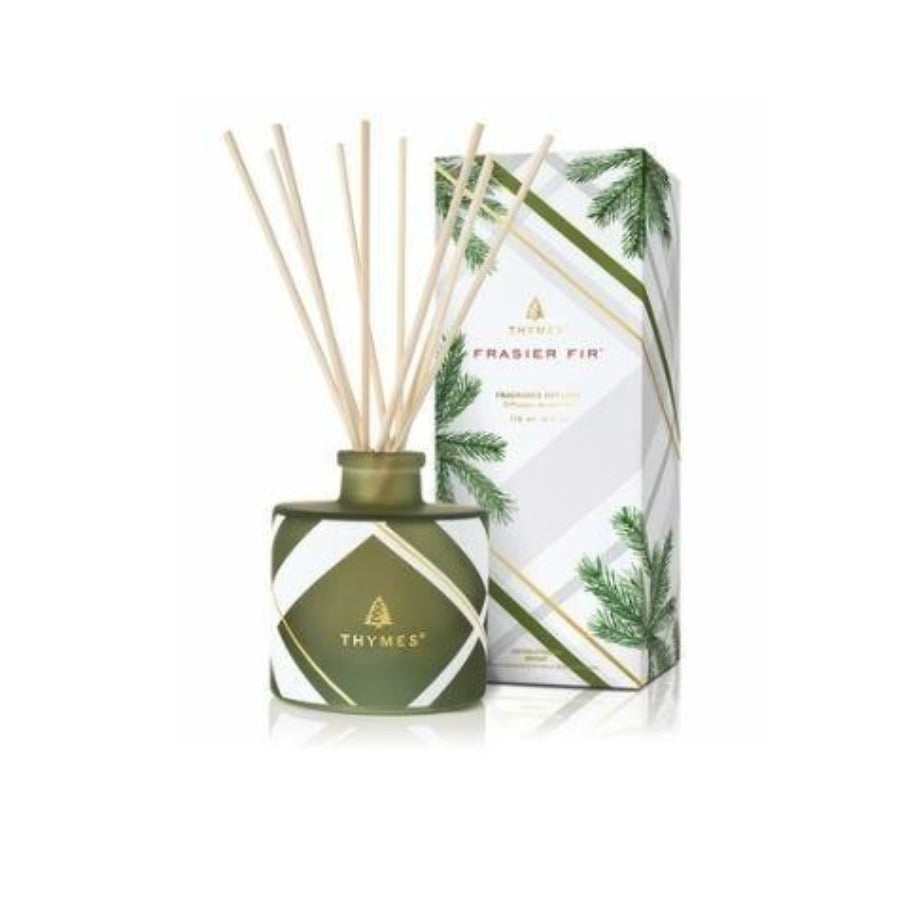 Reed Diffuser Petite - Green Plaid Design 4.0 oz  - Frasier Fir