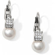 Load image into Gallery viewer, Meridian Petite Pearl Leverback Earrings
