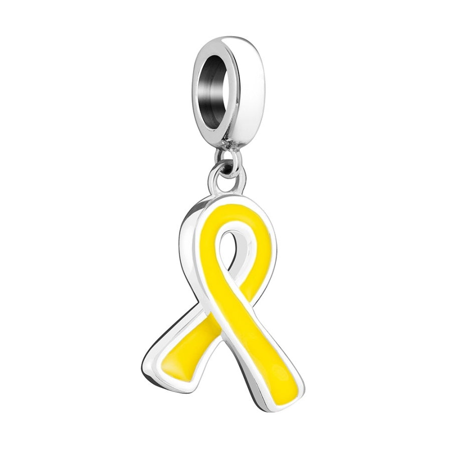 Chamilia Beads-Yellow Ribbon