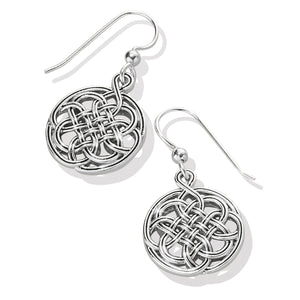 Interlok Medallion French Wire Earrings