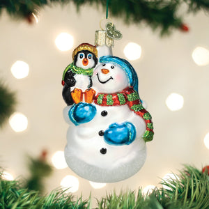 Snowman w/Penguin Pal - Old World Christmas