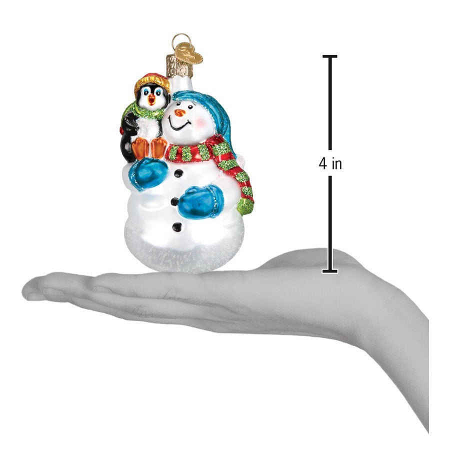 Snowman w/Penguin Pal - Old World Christmas