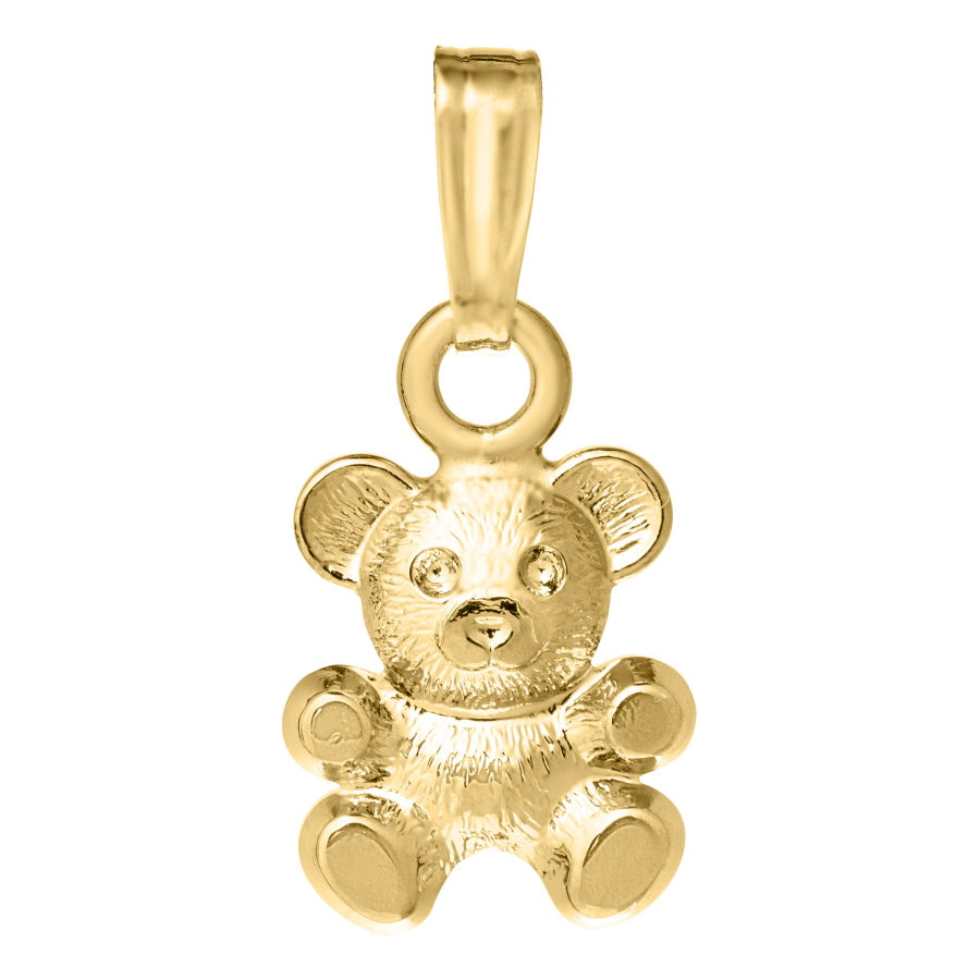 14K GF Teddy Bear Pendant-Children