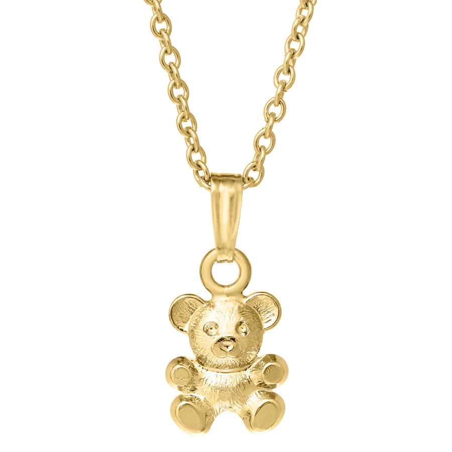 14K GF Teddy Bear Pendant-Children