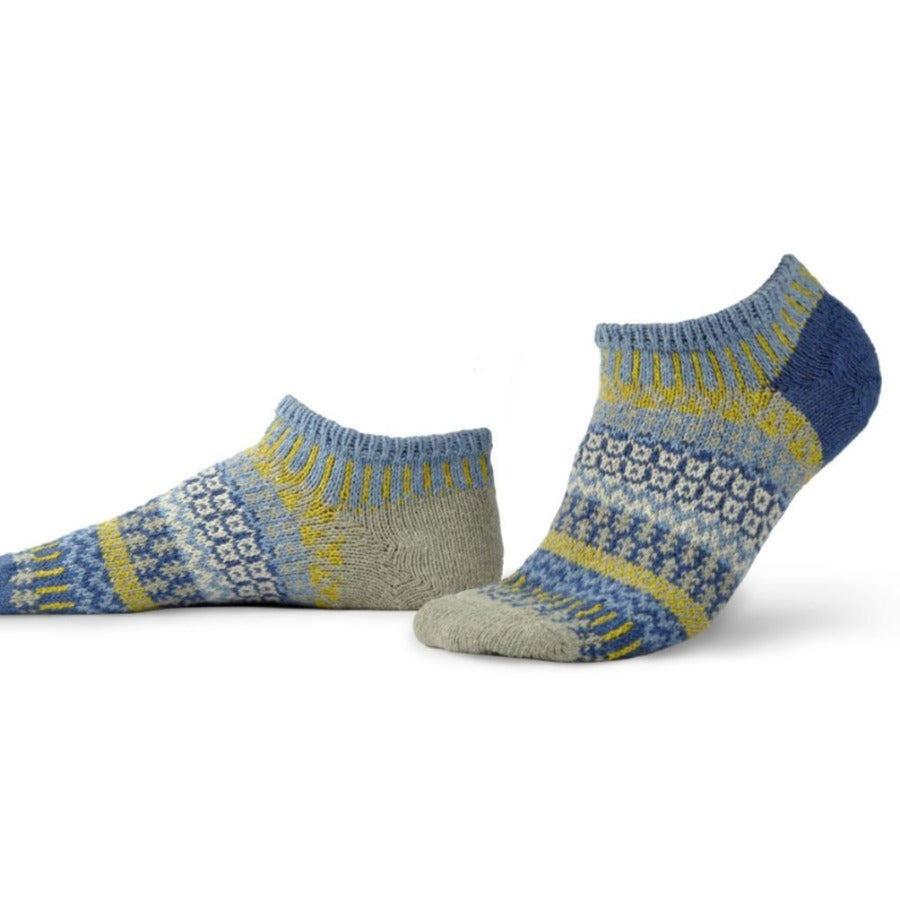 Solmate Socks - Chicory Ankle Socks - Large