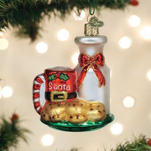 Santa's Milk & Cookies - Old World Christmas
