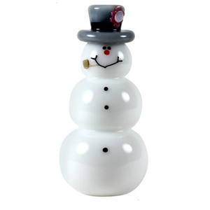 Glass Snowman - Frosty