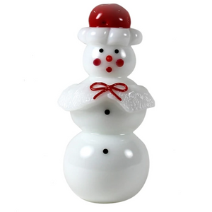 Glass Snowman - Mrs. Claus