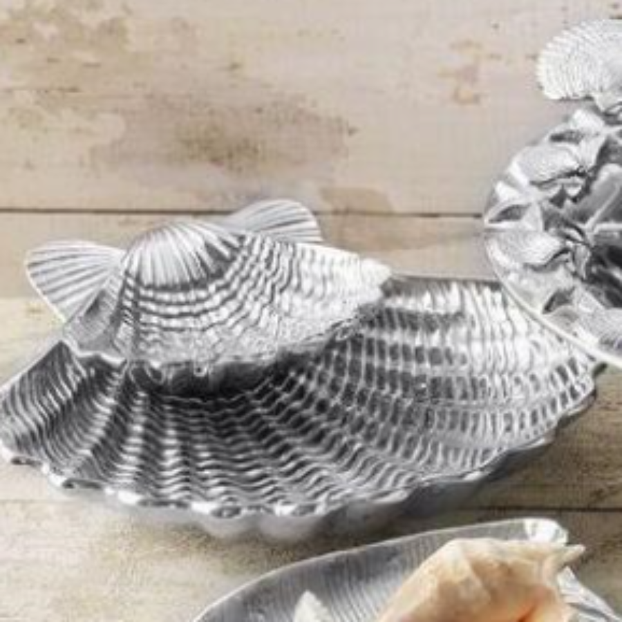 2-Piece Chip & Dip Set - Scallop Shell – Terrazza