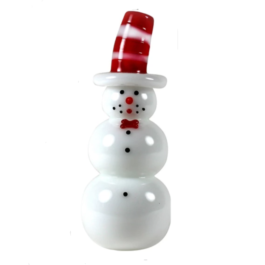 Glass Snowman - Cat In The Hat