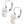 Load image into Gallery viewer, Meridian Petite Pearl Leverback Earrings

