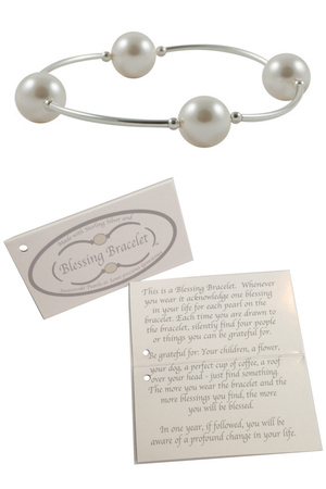 Blessing Bracelet - White Pearl