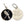 Load image into Gallery viewer, LOLA - Cardinal Pendant - Black
