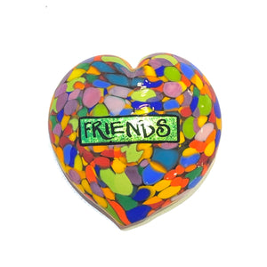 Glass Heart - "Friends" - Multicolor