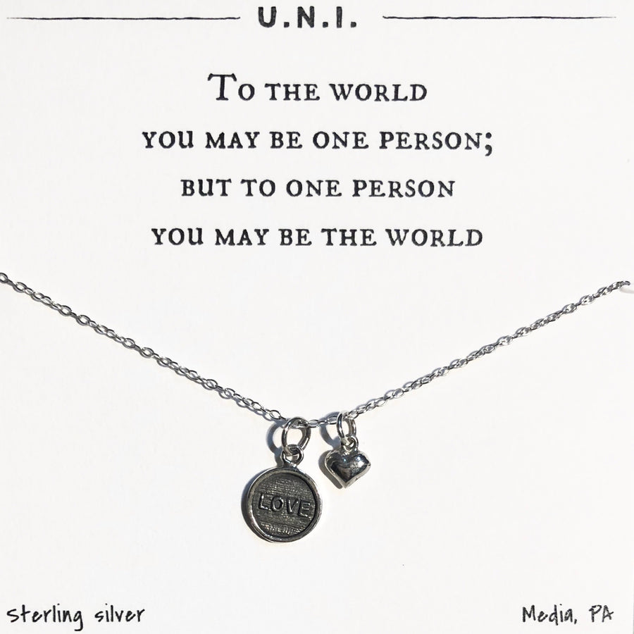 Necklace - To the world you...