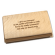 Load image into Gallery viewer, Wooden Keepsake Box - Life Is Not Measured
