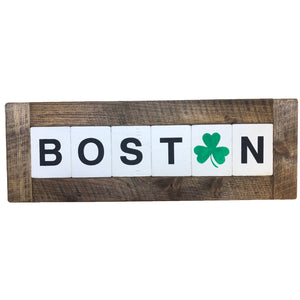 Boston Wood Sign