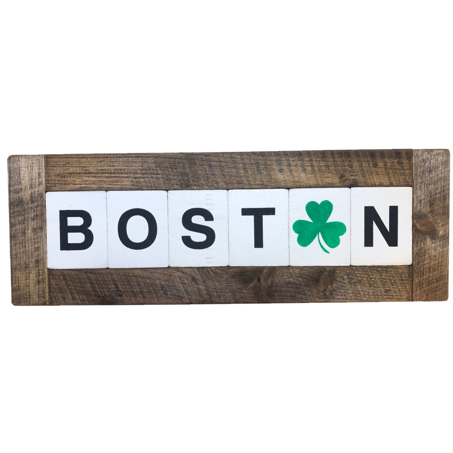 Boston Wood Sign