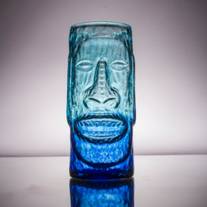 Moai Glass Tiki Mug