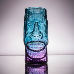 Moai Glass Tiki Mug