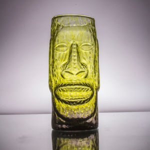 Moai Glass Tiki Mug