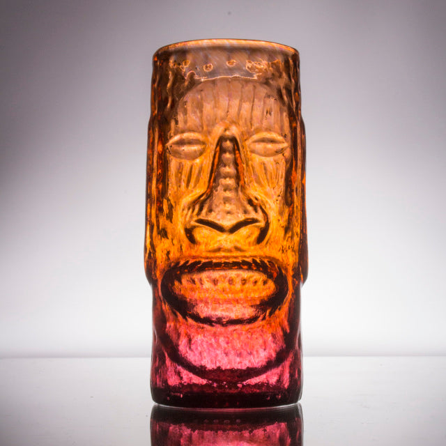 Moai Glass Tiki Mug
