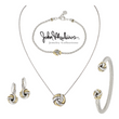 Load image into Gallery viewer, Infinity Knot Two Tone Slider Necklace
