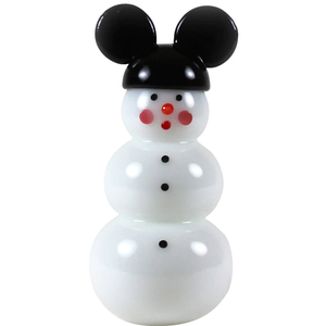 Glass Snowman - Mickey