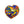 Load image into Gallery viewer, Glass Heart - &quot;Mom&quot; - Multicolor
