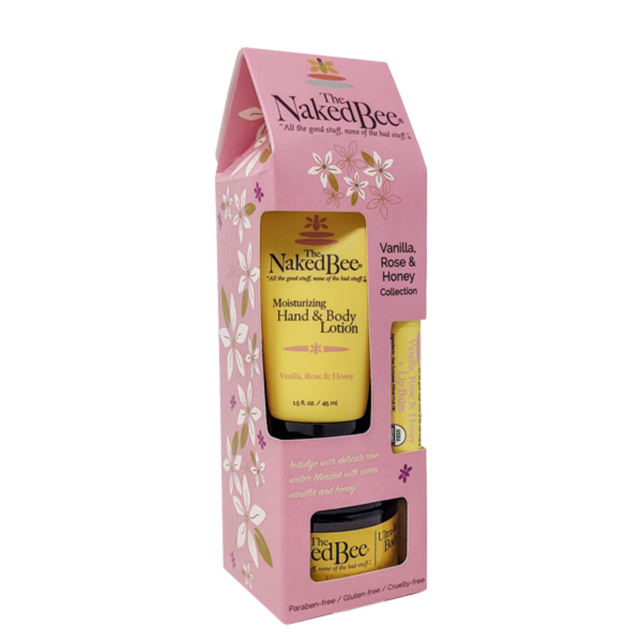 Naked Bee - Vanilla Rose & Honey Gift Collection
