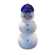Load image into Gallery viewer, Glass Snowman - Red Sox
