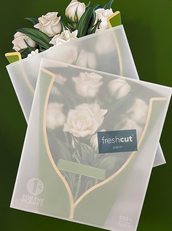 White Roses - Freshcut Paper