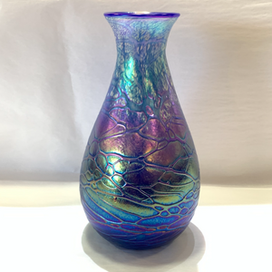 Luster Mothers Vase - Blue Tone
