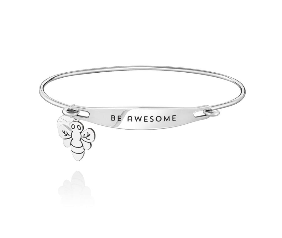 Chamilia-Be Awesome Spoken ID Bangle in Silver