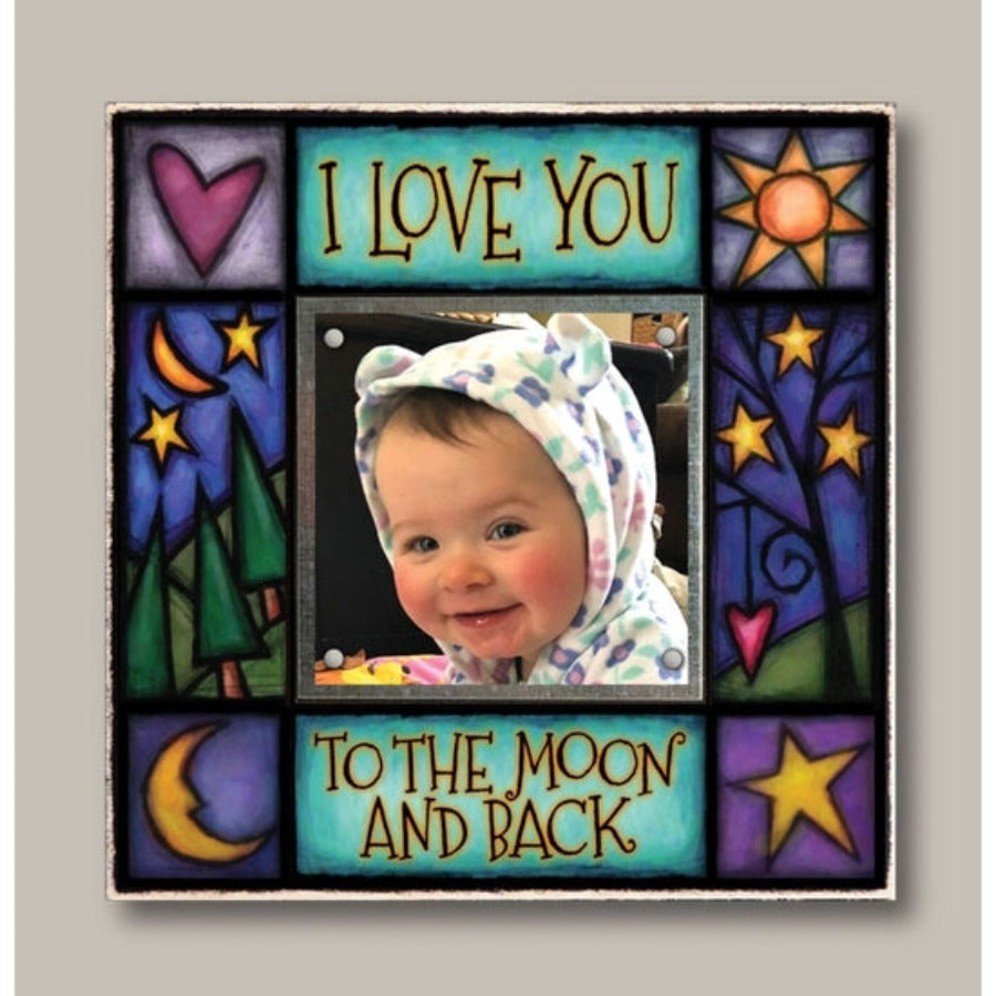 "Love You to the Moon and Back" Frame