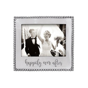 Beaded Frame - 5 x 7 - "Happily Ever After"
