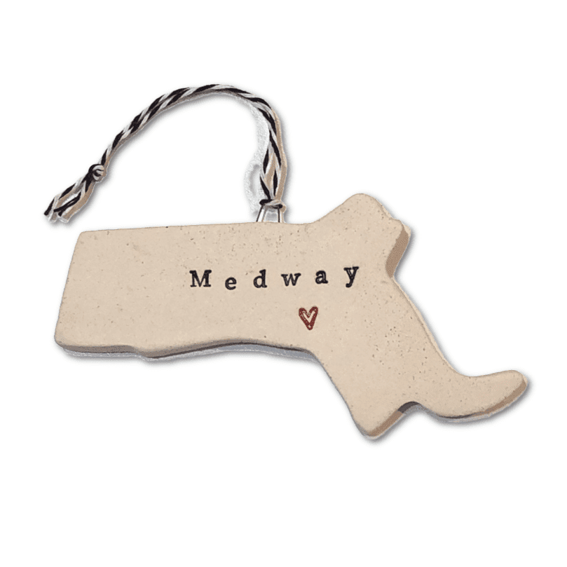 Hometown Love Ornament - Medway