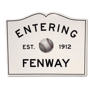 Entering Fenway Sign