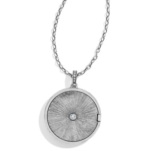 Contempo Ice Starburst Convertible Locket Necklace